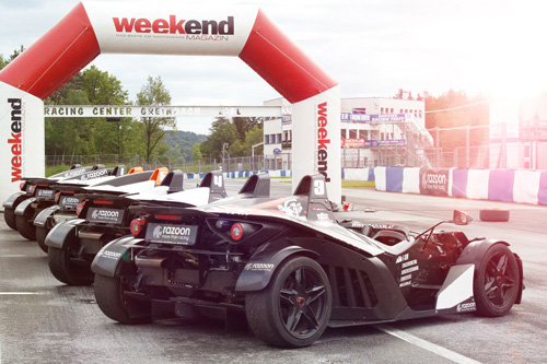 KTM XBOW razoon drift race rennstrecke